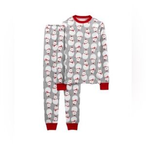 Carter’s Adult Snowman Winter Christmas Shirt and Pants Pajamas XL NWT